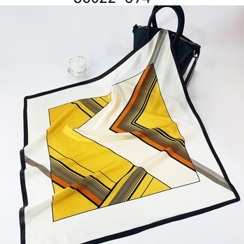 Ženski kvadratni šal od svile, jesenji stil, jednostavno pletenje, 96% svila, floralni otisak