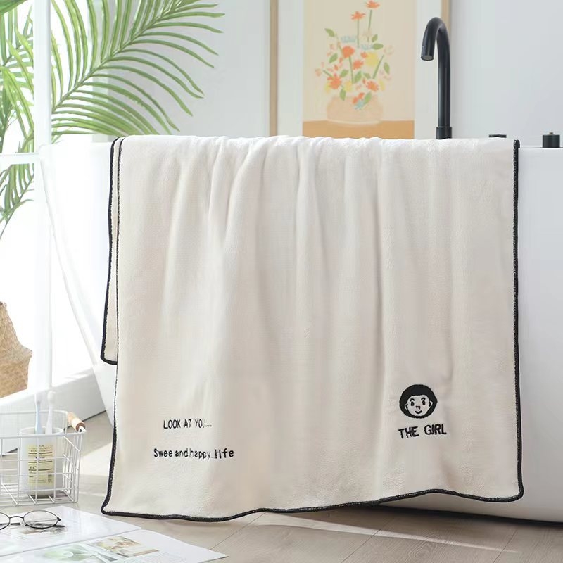 Комплект кърпи за баня за двойки – коралов флийс, 150D, плоско тъкане, 300–400 g, персонализирана обработка, за домашно ползване