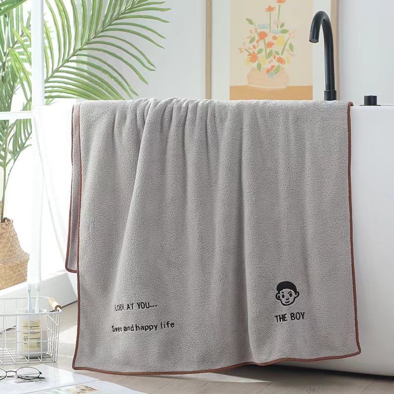 Комплект кърпи за баня за двойки – коралов флийс, 150D, плоско тъкане, 300–400 g, персонализирана обработка, за домашно ползване