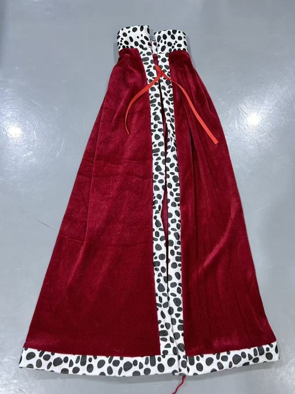 Helovīna pelerīne – karaliska stila prinčam/princesei, izsmalcināta poliester pelerīne maskēšanās izrādēm