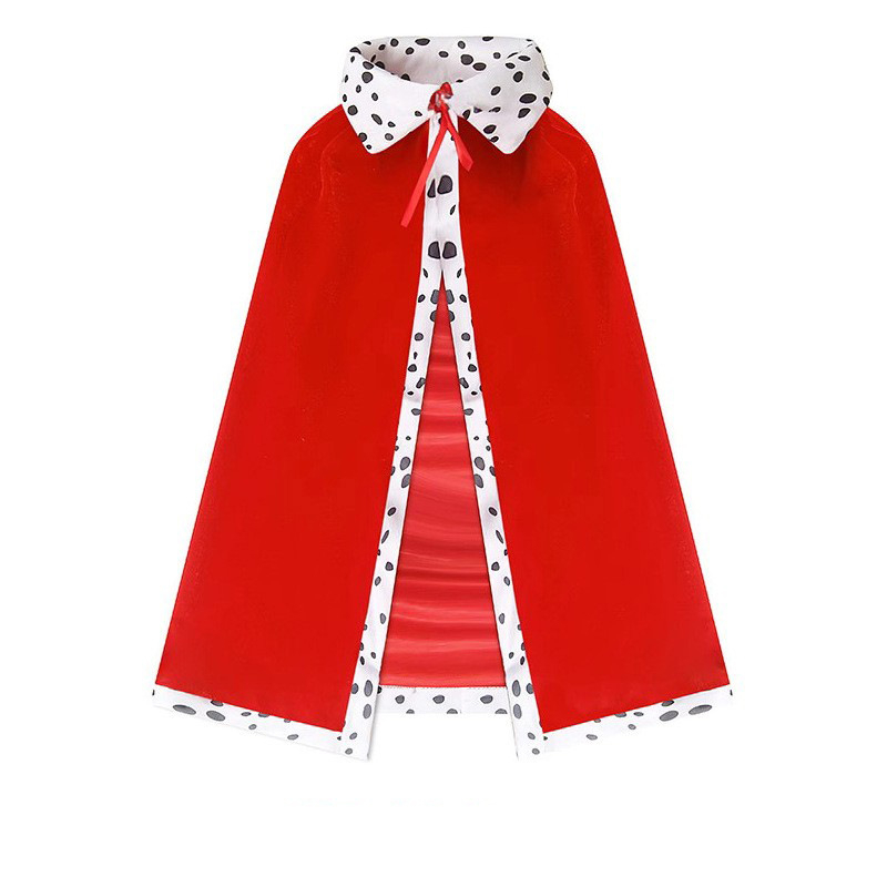 Helovīna pelerīne – karaliska stila prinčam/princesei, izsmalcināta poliester pelerīne maskēšanās izrādēm