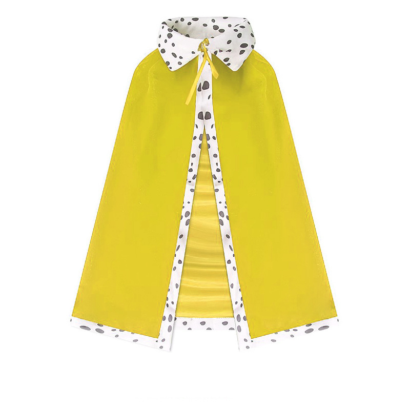 Helovīna pelerīne – karaliska stila prinčam/princesei, izsmalcināta poliester pelerīne maskēšanās izrādēm