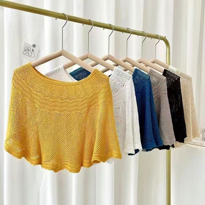 Ženski pleteni šal, warp-knit tehnologija, monohromatski uzorak, čuva toplinu, tie-dye obrada