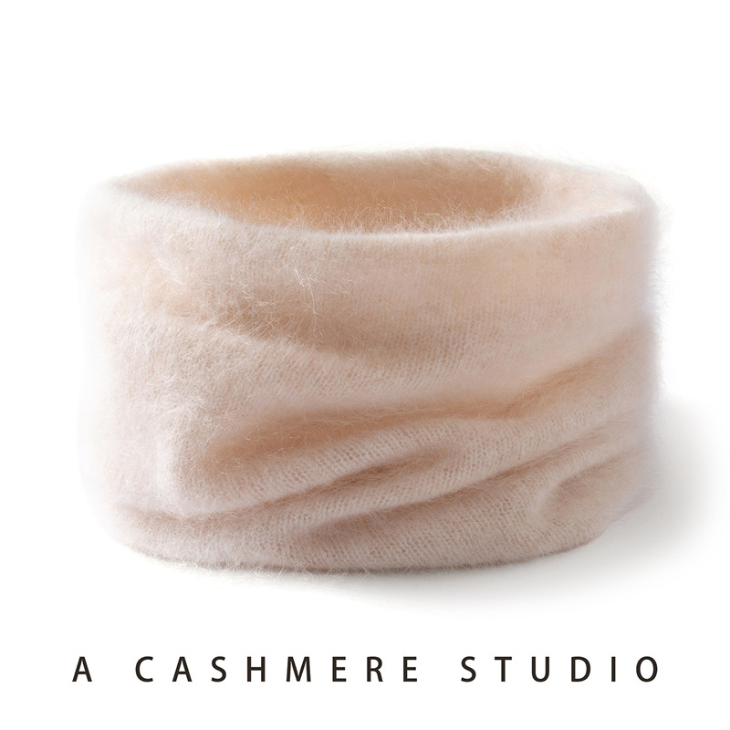 Unisex kašmir šal za vrat, pleteni pulover s lažnim ovratnikom, čuva toplinu vrata — Zima 2025