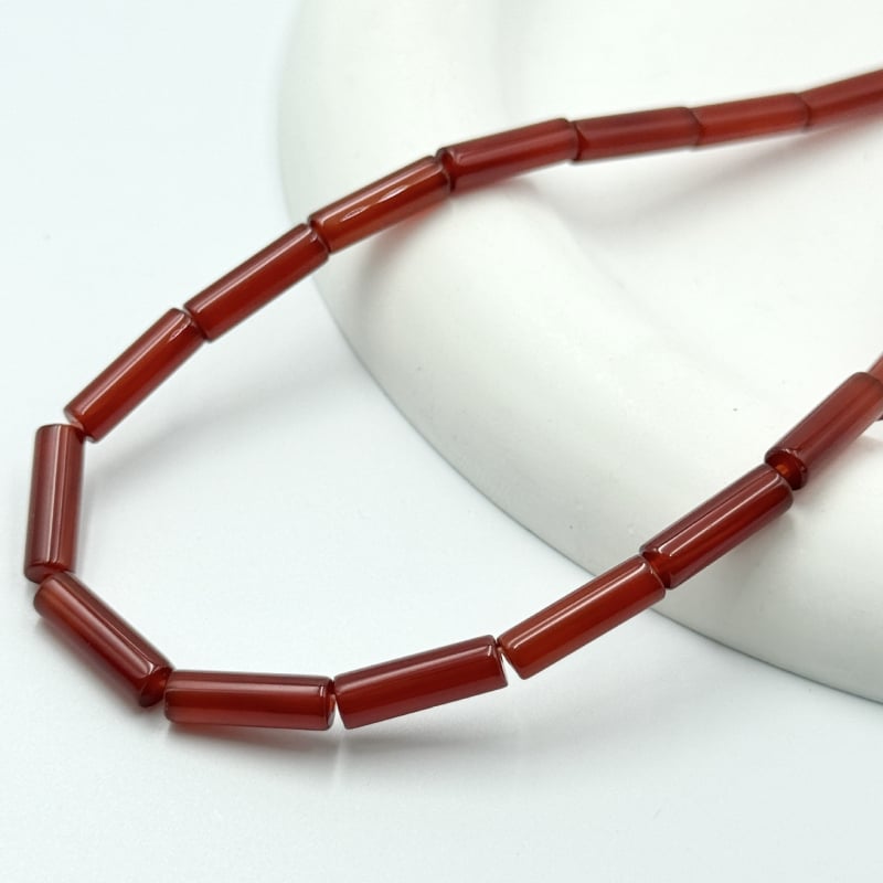 Prirodne agata chalcedon crno-bijele cilindrične tubičaste perle, barrel perle za DIY narukvice i ogrlice, dodaci za nakit