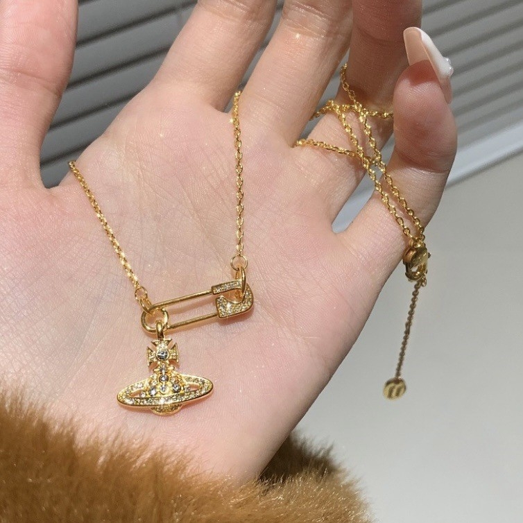 Ogrlica od titanijskog čelika, O-ogrlica, privjesak u obliku zvijezde sa rhinestones, elektroplatiranje
