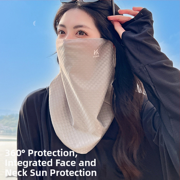 Maska za zaštitu od sunca za cijelo lice s integriranim vratom, poliester 51–60%.