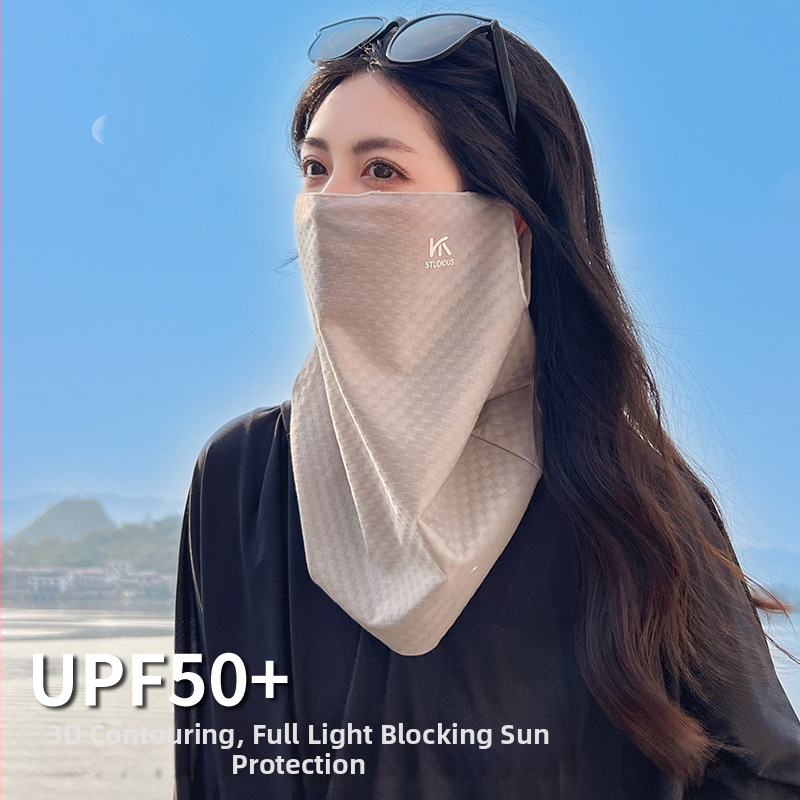 Maska za zaštitu od sunca za cijelo lice s integriranim vratom, poliester 51–60%.