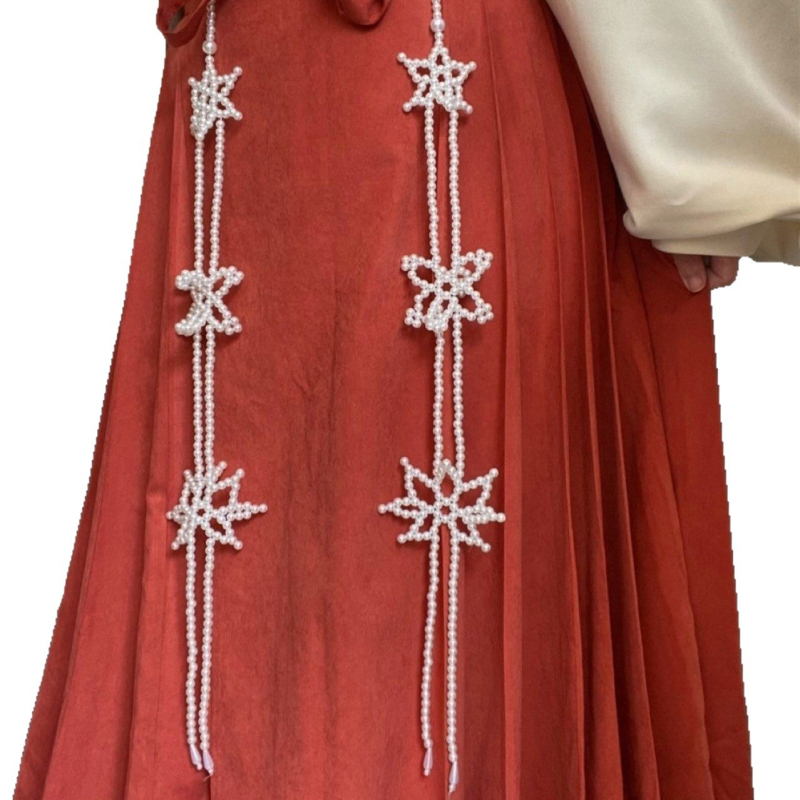 Минг стил фениксова корона – комплект за глава с пискюли от изкуствени перли, детски аксесоар за глава, метал, стил 20213, кристал тип 20213, обработка 20213