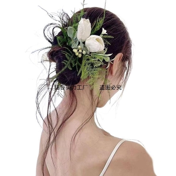 Dječje ukosnice za kosu | Motiv biljaka i cvijeća | Plastika | Etnoski stil | Proljeće 2025