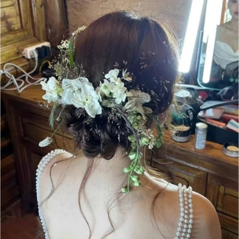 Dječje ukosnice za kosu | Motiv biljaka i cvijeća | Plastika | Etnoski stil | Proljeće 2025