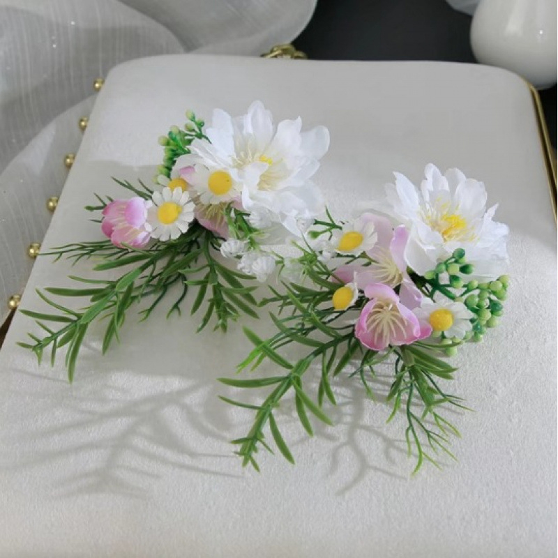 Dječje ukosnice za kosu | Motiv biljaka i cvijeća | Plastika | Etnoski stil | Proljeće 2025