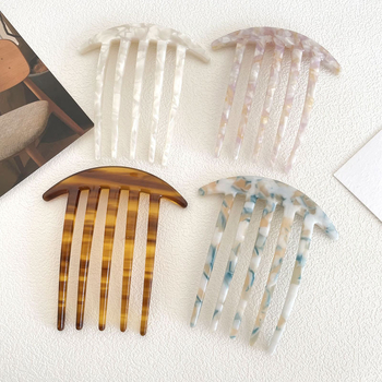 Korejskog stila ukosnica za kosu s pločom octne kiseline, cvjetna tekstura, samostalno pakiranje, mogućnost prilagodbe i licencirana privatna oznaka