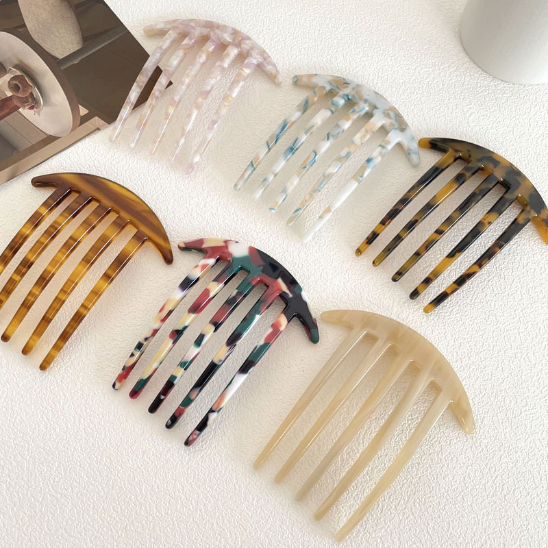 Korejskog stila ukosnica za kosu s pločom octne kiseline, cvjetna tekstura, samostalno pakiranje, mogućnost prilagodbe i licencirana privatna oznaka