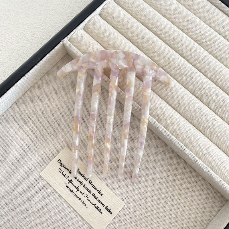 Korejskog stila ukosnica za kosu s pločom octne kiseline, cvjetna tekstura, samostalno pakiranje, mogućnost prilagodbe i licencirana privatna oznaka