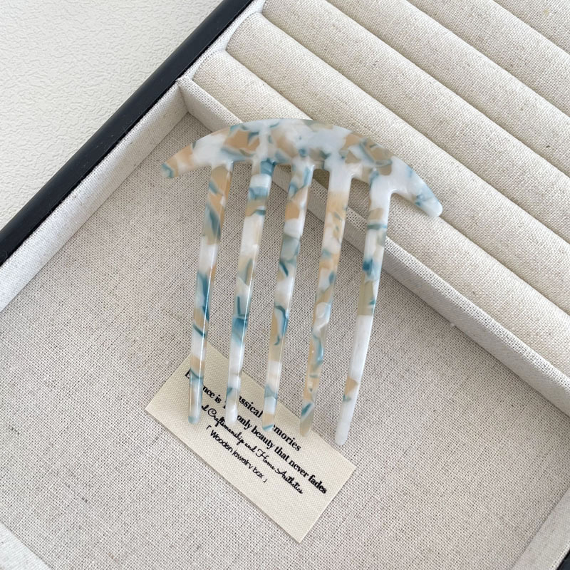 Korejskog stila ukosnica za kosu s pločom octne kiseline, cvjetna tekstura, samostalno pakiranje, mogućnost prilagodbe i licencirana privatna oznaka