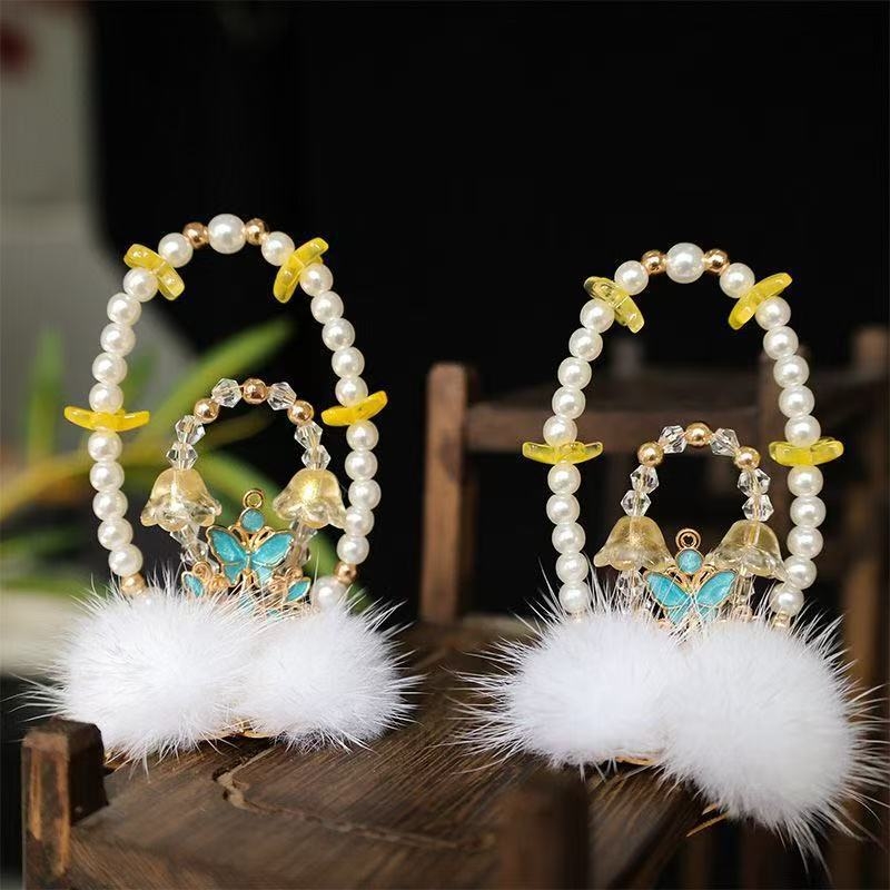 Ručni rad, spona za kosu od legure s motivom zeca, za djecu