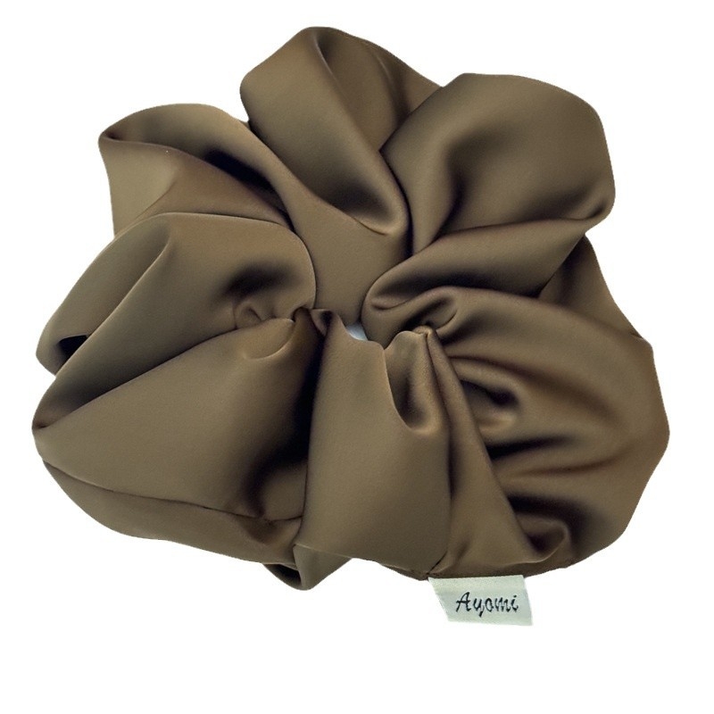 Moyan dvostrano satinirana gumica za kosu, ručna izrada, korejski stil, visoka elastičnost