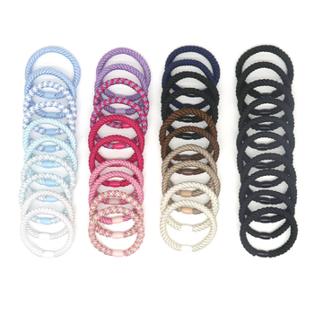 Mizuo gumica za kosu za rep, pletena, visoka elastičnost, mješavina materijala, svjež i sladak stil