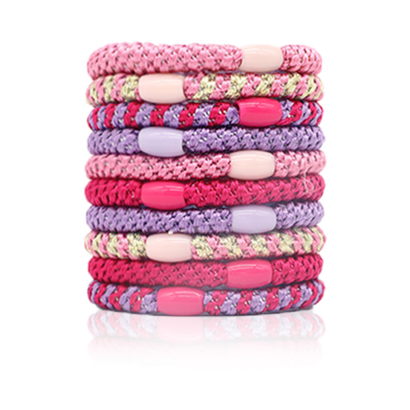 Mizuo gumica za kosu za rep, pletena, visoka elastičnost, mješavina materijala, svjež i sladak stil