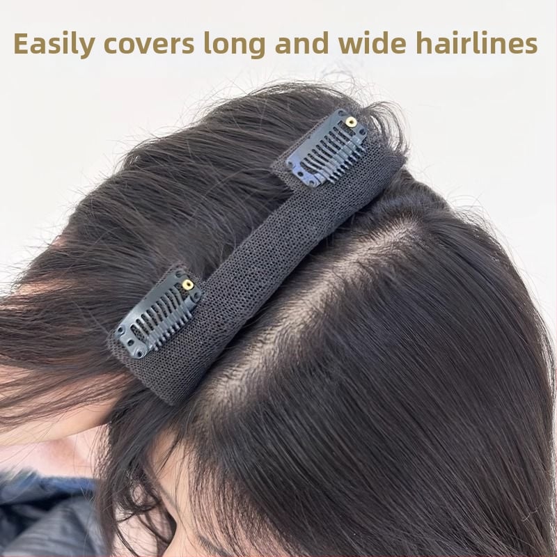 Perukas su centrinio kirpčiuko dalijimo, pūkotas natūralus vaizdas, plaukai iš aukštos temperatūros vielos, I formos tinklo kirpčiukų blokas, mechanizmas