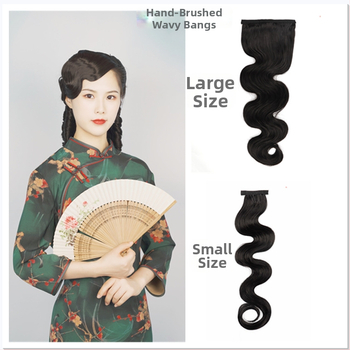 Peruka su kirpčiukais plaukais retro kostiumo stiliui; modelis GZLH, aukštos temperatūros viela, kirpčiukai gali būti tiesūs arba pakrypę, dažyti draudžiama.