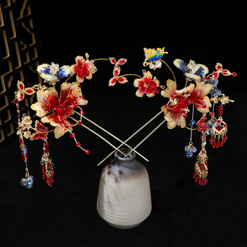 Klip za kosu od legure, cvjetni oblik, lagani luksuzni stil, ručna izrada, Hera Jewelry