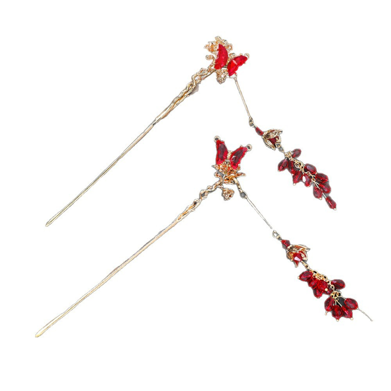 Klip za kosu od legure, cvjetni oblik, lagani luksuzni stil, ručna izrada, Hera Jewelry