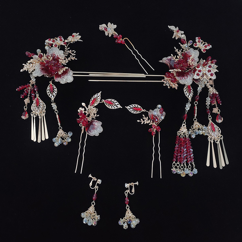 Klip za kosu od legure, cvjetni oblik, lagani luksuzni stil, ručna izrada, Hera Jewelry