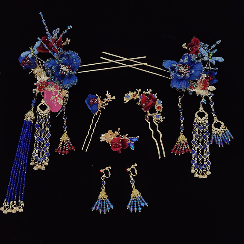 Klip za kosu od legure, cvjetni oblik, lagani luksuzni stil, ručna izrada, Hera Jewelry