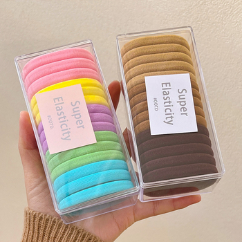 Prepletena gumica za kosu od užeta – jednostavan, elegantan dizajn, visoka elastičnost, izdržljivost