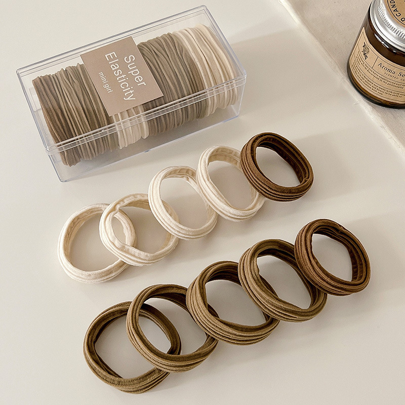 Prepletena gumica za kosu od užeta – jednostavan, elegantan dizajn, visoka elastičnost, izdržljivost