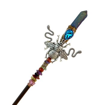 Dodatak za glavu: prirodni kristal, geometrijski oblik, jednostavan stil, Zima 2023