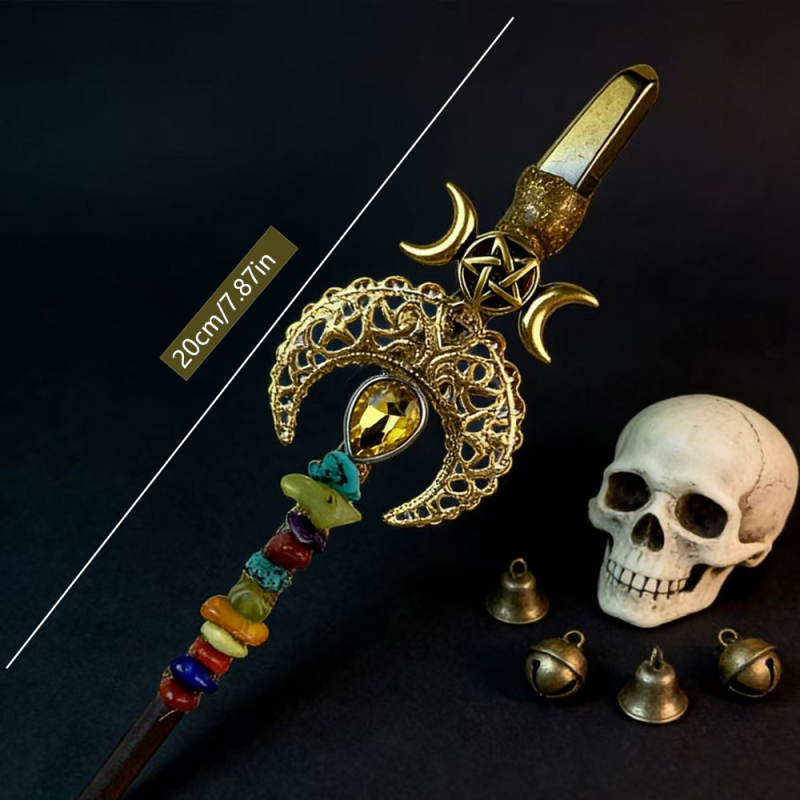 Dodatak za glavu: prirodni kristal, geometrijski oblik, jednostavan stil, Zima 2023