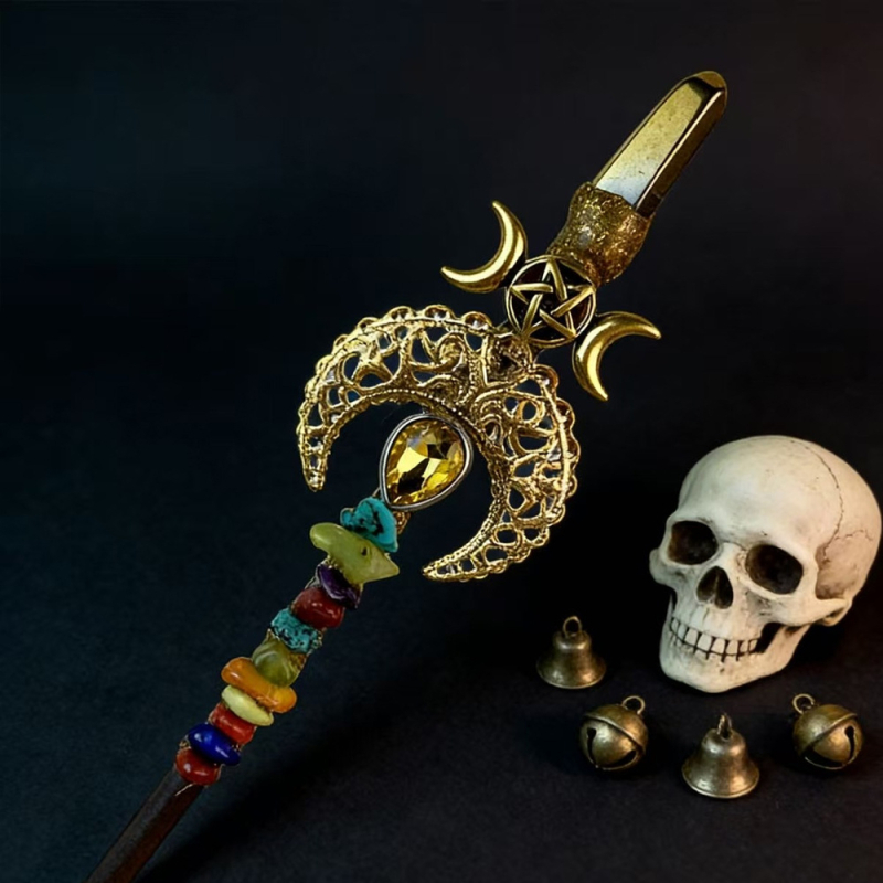 Dodatak za glavu: prirodni kristal, geometrijski oblik, jednostavan stil, Zima 2023