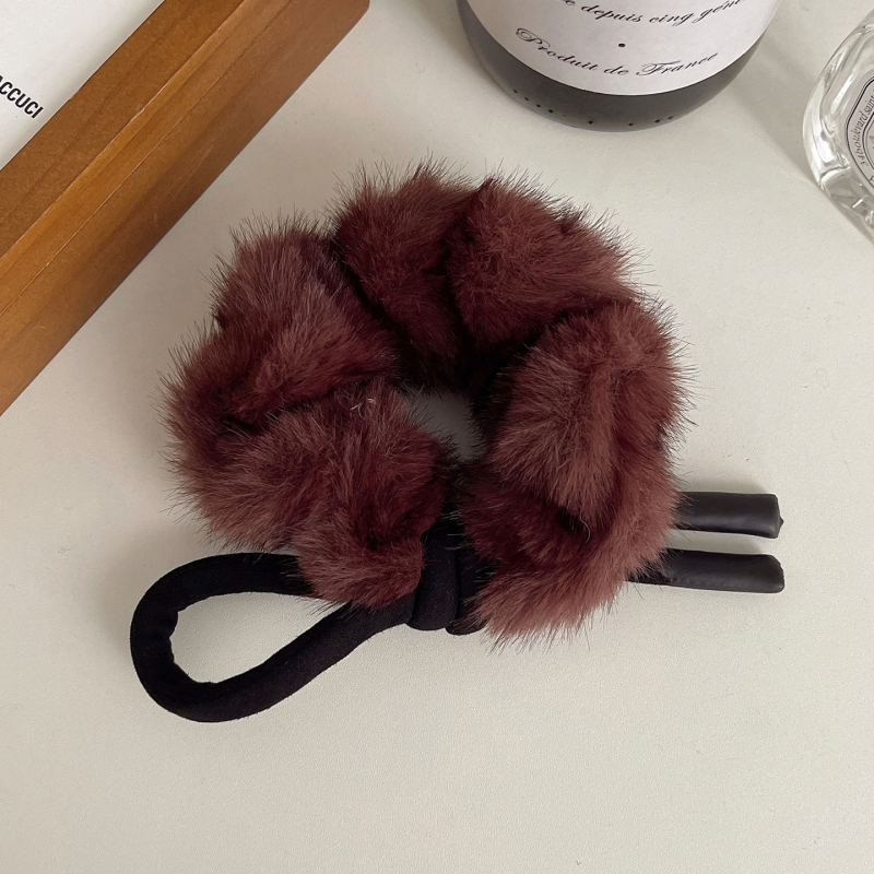 Gumica za rep – Ze system, ručna izrada, mješavina materijala, proljeće 2025, korejski stil