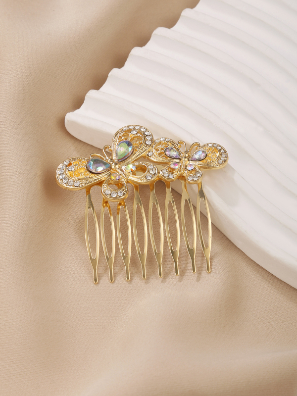 Matu ķemme kronas formā – saka, elektroplatinga apdare, sieviešu modes, ziemas 2025