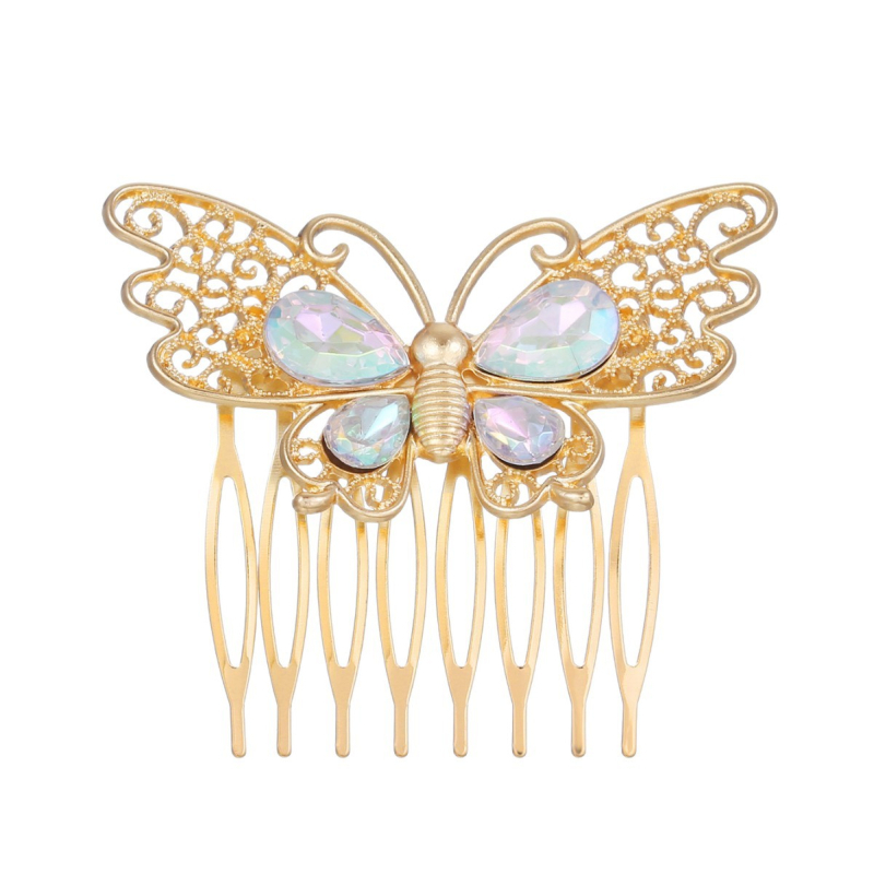 Matu ķemme kronas formā – saka, elektroplatinga apdare, sieviešu modes, ziemas 2025