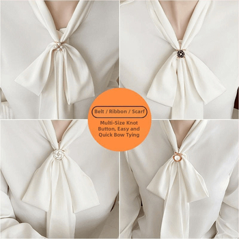 Daudzfunkcionāla zīda šalle, mazs kvadrātveida dizains, dekoratīva lente un mezglota sprādze pie kreklu stūriem, pāru stils, Ziemas 2021