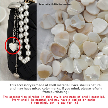 Sirds formas metāla atslēgu piekārts somai ar pērlīšu pītumu