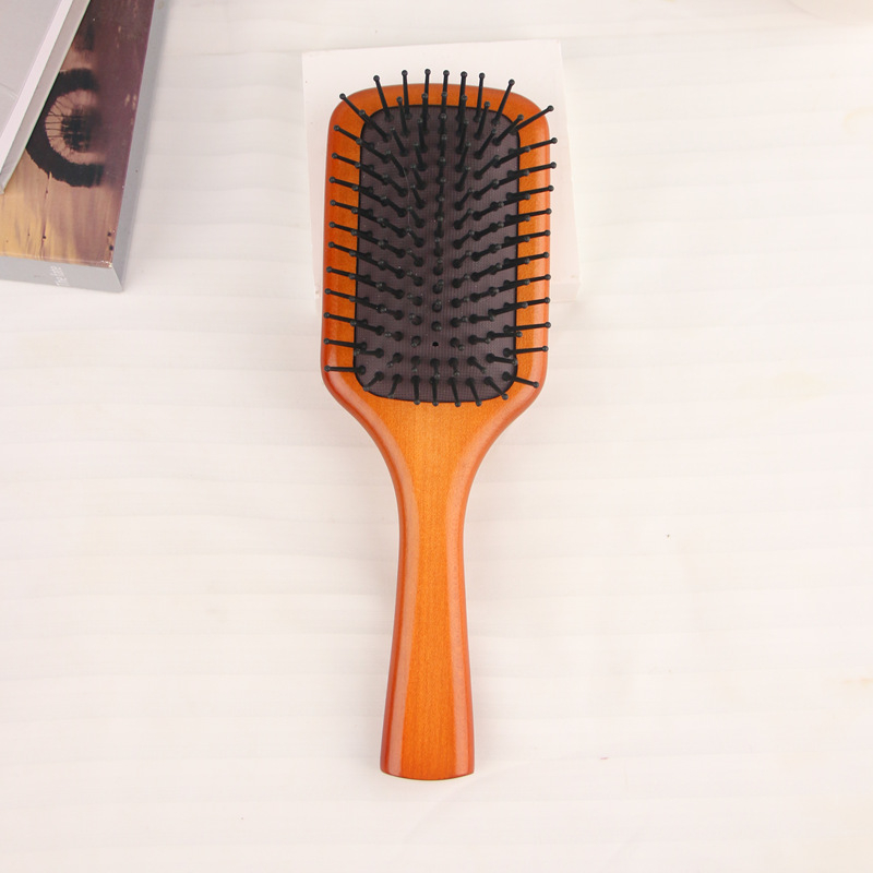 Matu ķemme ar gaisa spilvenu un galvas ādas masāžu – Beech wood