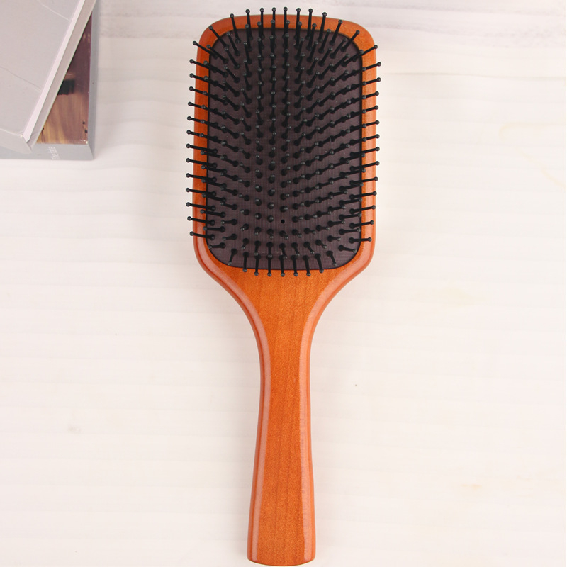 Matu ķemme ar gaisa spilvenu un galvas ādas masāžu – Beech wood