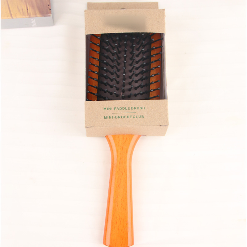 Matu ķemme ar gaisa spilvenu un galvas ādas masāžu – Beech wood