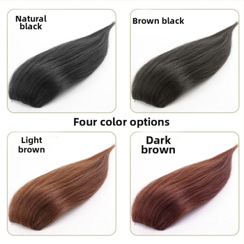 Perukos padidinti apimtį, tiesūs plaukai, aukštos temperatūros viela, mechaninis fiksavimas, netinka karštam dažymui