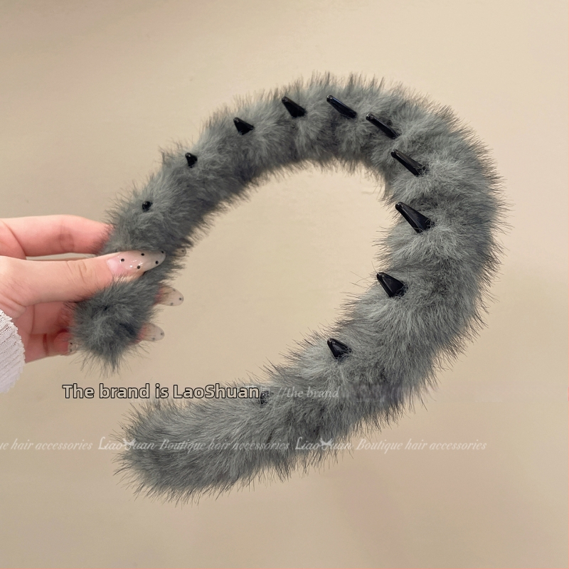 Matu lente ar Rex truša pūku, sievietēm, ar augstu kroni, roku darbs, neslīd, oriģinālais dizains