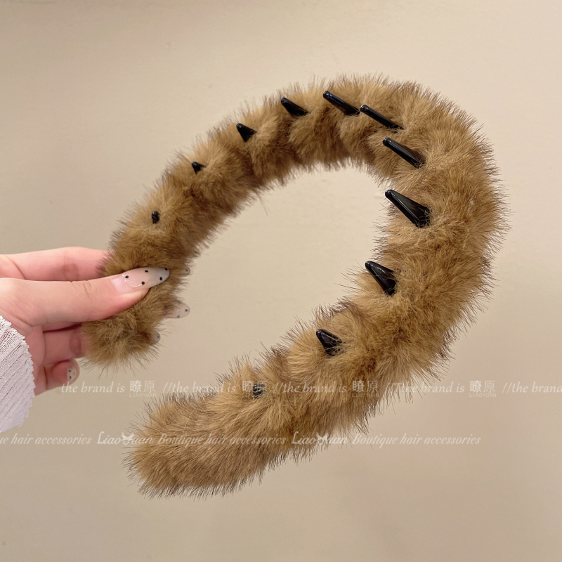 Matu lente ar Rex truša pūku, sievietēm, ar augstu kroni, roku darbs, neslīd, oriģinālais dizains