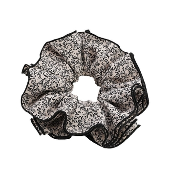 Bentiță de păr floral din material textil, patru straturi, lucrată manual, stil coreean, elasticitate înaltă, Primăvara 2025