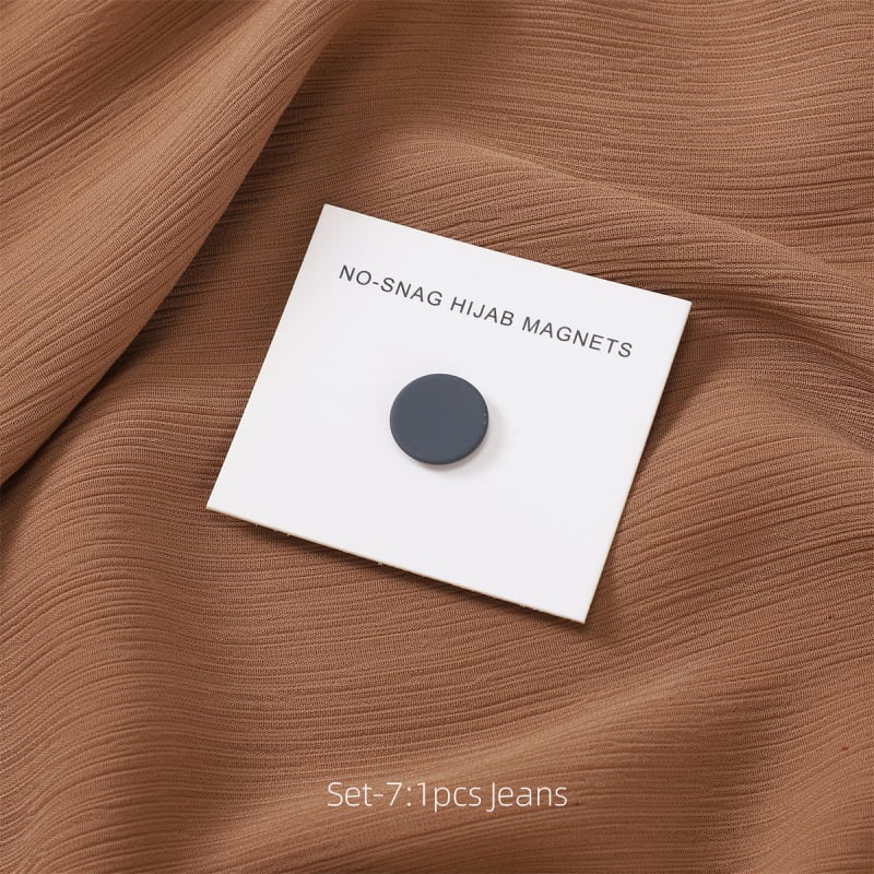 Šalles spraudnis ar magnētisko sprādzi – apaļa, plakana forma, sakausējums, rokdarbs, universāls, ģeometrisks stils, 2024. vasara (Sakausējums; Rokdarbs; Universāls; Ģeometrisks stils; 2024. vasara)