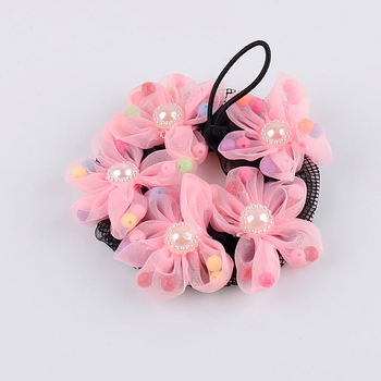 Accesoriu de păr din dantelă cu șnur, plasă florală, pentru fete, lucrat manual, stil pastoral, primăvara 2021