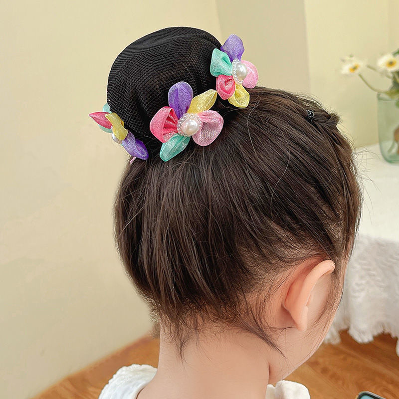 Accesoriu de păr din dantelă cu șnur, plasă florală, pentru fete, lucrat manual, stil pastoral, primăvara 2021